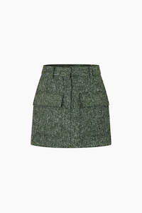 SECOND FEMALE LARCA TWEED SKIRT - KAMBABA
