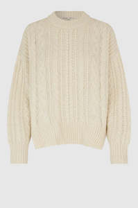 SECOND FEMALE JAVI O-NECK - SEA SALT