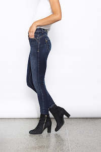 Ltb Jeans: LTB JULIANNE NEVINA U/D WASH HIGH RISE PUSH UP