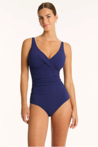 Sea Level: SEA LEVEL MESSINA CROSS FRONT MULTIFIT ONE PIECE – FRENCH NAVY