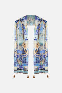 Hair Accessories: CAMILLA LONG SCARF - VIEWS OF VESUVIUS