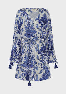 Mos The Label: MOS THE LABEL ADRIANNA MINI DRESS - ADRIANNA PRINT