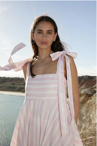 Aston Studio: Aston Studio  Pippa  Dress - Seashell Stripe
