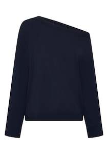 Morrison: Morrison Rhyan Knit Pullover - Navy