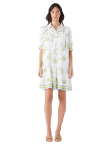 Esmaee Tranquility Mini Dress - Olive Floral