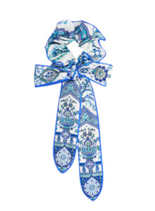 Camilla Scrunchie With Bow - Isnik Lullaby