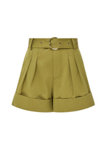 Mos The Label Carmelita Shorts - Moss