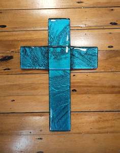Glass Cross - Wall Art