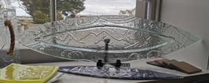 Glass Wakas: Waka Landscape Platter
