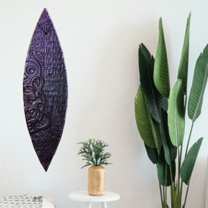 Glass Wakas: Large Waka Hei Tiki