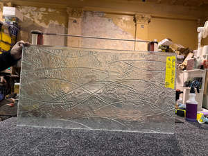 Garage Sale Slumped Glass - Logic - 76.5x40cm - #169