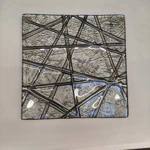 30cm Square Platter - Rope Pattern