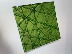 25cm Square Platter - Rope Pattern