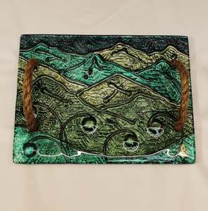 Hand Painted Landscape Platters: Small - Landscape Platter