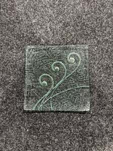 Garage Sale: Garage Sale Clear Koru Fern 200sq Platter