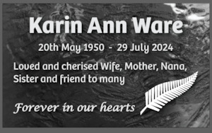 Kelly Robertson - Karin Ann Ware Plaque