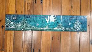 Garage Sale: Engraved native landscape - Wall Art