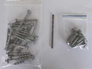 Espalar Components: Masonry Fixing Kit – For Brick and Concrete Surfaces