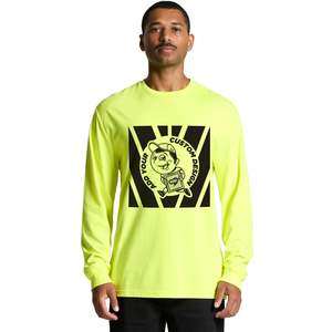 All: MENS BLOCK SAFETY L/S TEE - 5054F