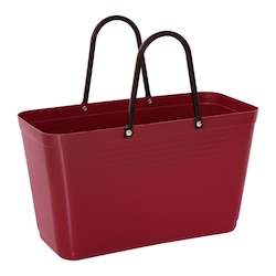 Hinza 1: Large Hinza Bag 'Maroon' - Green Plastic