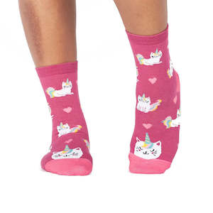 Socks: Look At Meow - Women's Crew Socks - Sock It To Me