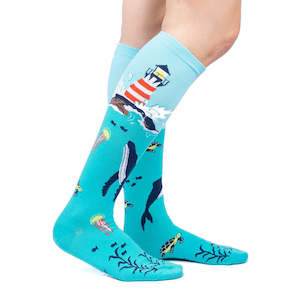 Socks: Light Up My Life - Women's Knee High Socks - Sock It To Me