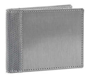 Stewart Stand 1: Silver - Steel Billfold Wallet