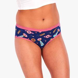 Sitm Underwear: Glazed Galaxy - Medium Women's Hipster Knickers - Sock It To Me