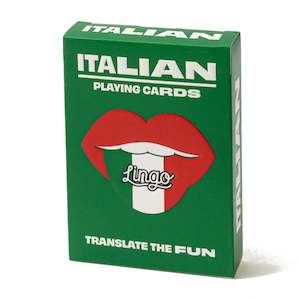 Lingo: Italian Language Playing Cards - Lingo