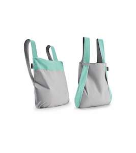 Notabag 1: Mint/Grey - Notabag Bag/Backpack