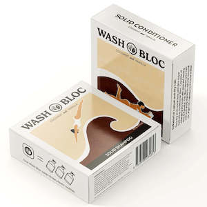 Sale Items: Wash Bloc Solid Coconut & Vanilla Shampoo/Conditioner Block