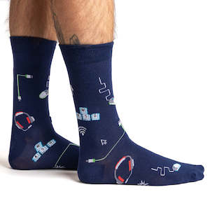 New Arrivals: Life In The Fast LAN - Men's Crew Socks - Sock It To Me