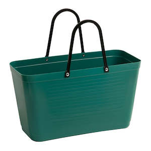 Products: Large Dark Green Hinza Bag - Green Plastic