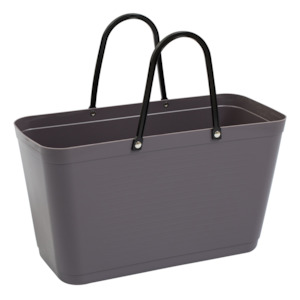 Products: Large Plum Hinza Bag - Green Plastic