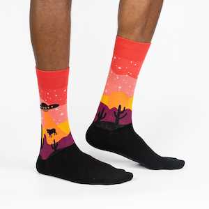 Area 51 - Men's Crew Socks - Sock It To Me