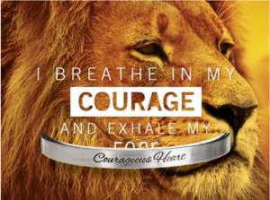 Whitney Howard Designs: WHD Cuff - Courage Heart
