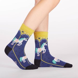 Carousel - Youth Crew Socks (Ages 3-6) - Sock It To Me