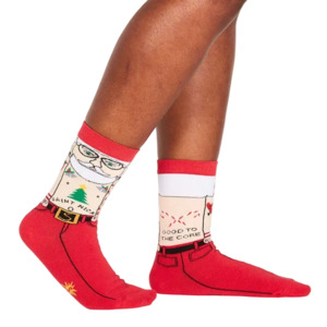Saint Nick - Women's Crew Socks - Sock It To Me (Christmas)
