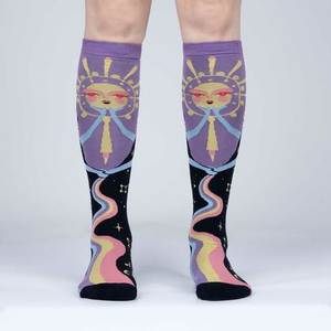Sock It To Me 1: Cosmic Connection - Women's Knee High Socks - Sock It To Me