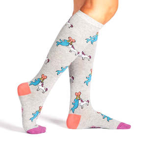 Great Horns Think Alike - Women's Knee High Socks - Sock It To Me