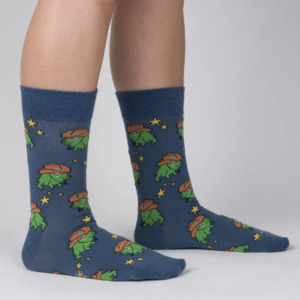 Yee Frog! - Men's Crew Socks - Sock It To Me
