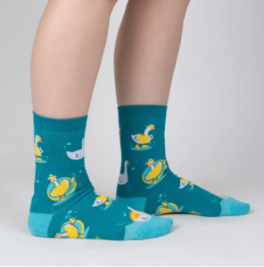 Silly Goose - Women's Crew Socks - Sock It To Me