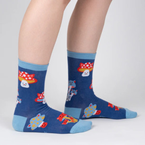 New Arrivals: Mushroom Cats - Women's Crew Socks - Sock It To Me