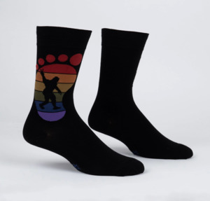 New Arrivals: Squatch and Learn - Men's Crew Socks - Sock It To Me