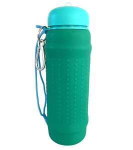Rolla Bottle - Collapsible Water Bottle (Green/Aqua)