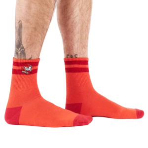 Rad Chicken - Quarter Crew Socks - Sock It To Me
