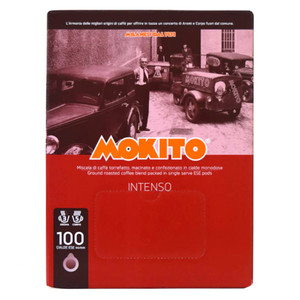 Products: MOKITO Intense Blend - Intenso - ESE Espresso Coffee Pods - 100x Pack