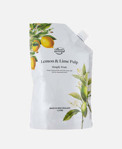 Fruit Pulps: Bon Accord Real Fruit Pulp 1L - Lemon Lime