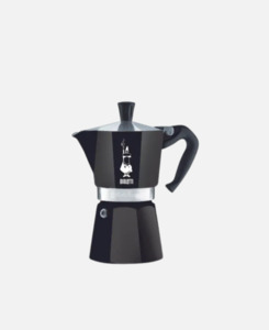 Coffee Machines Grinders: Bialetti Moka Express Black 6 Cup