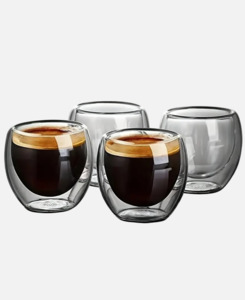 Double Wall Glass x4 Pack